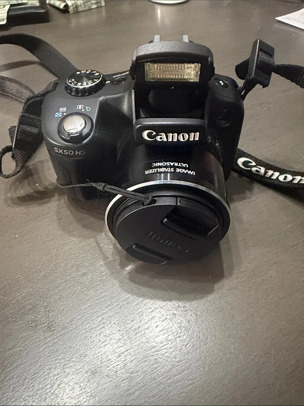 Canon SX50 HS Black Compact Superzoom Camera with Built-In Flash with Bag